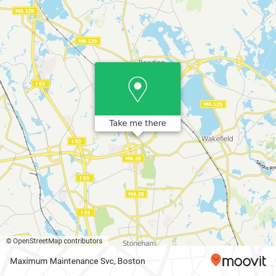 Maximum Maintenance Svc map