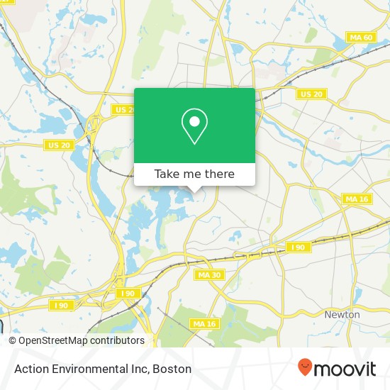 Mapa de Action Environmental Inc