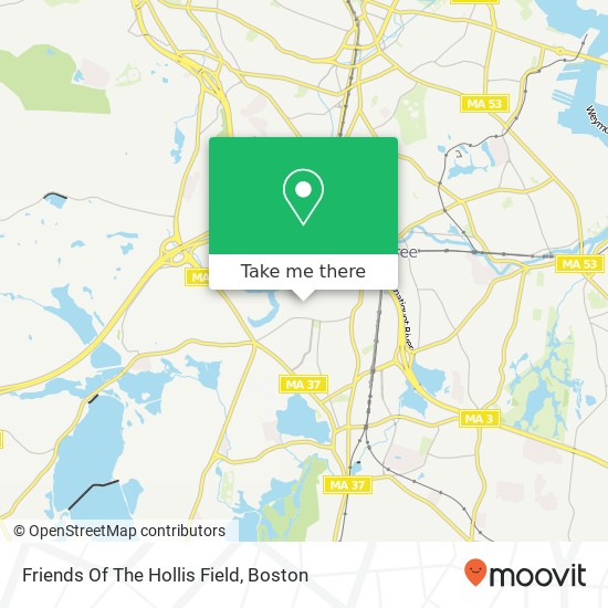 Friends Of The Hollis Field map