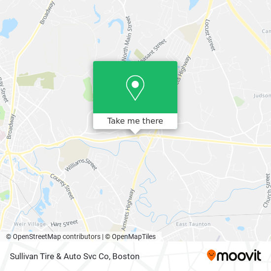 Sullivan Tire & Auto Svc Co map