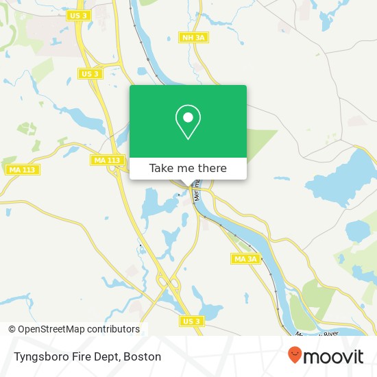 Mapa de Tyngsboro Fire Dept