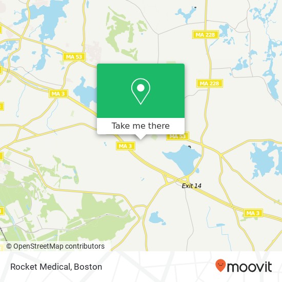 Rocket Medical map