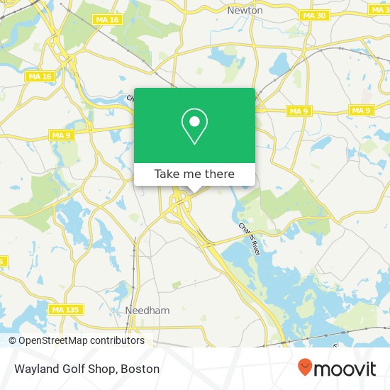 Mapa de Wayland Golf Shop