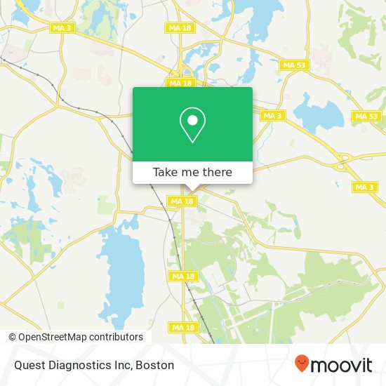 Quest Diagnostics Inc map