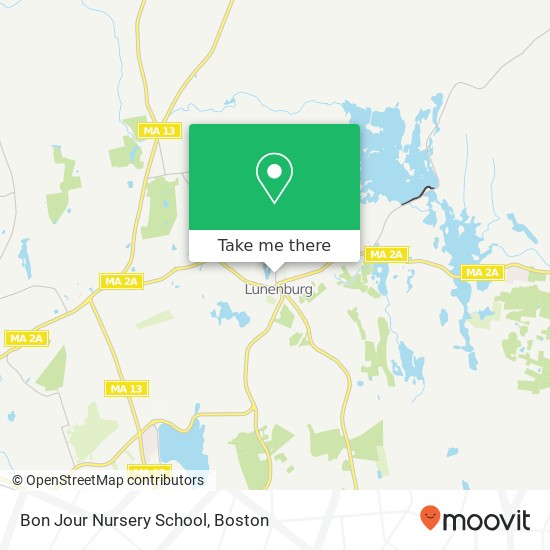 Bon Jour Nursery School map