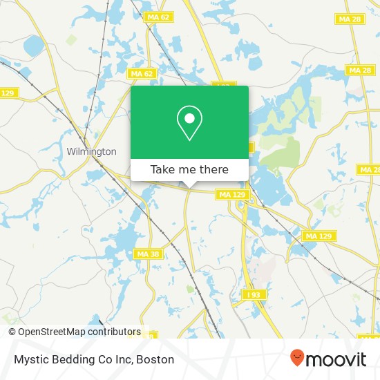 Mystic Bedding Co Inc map