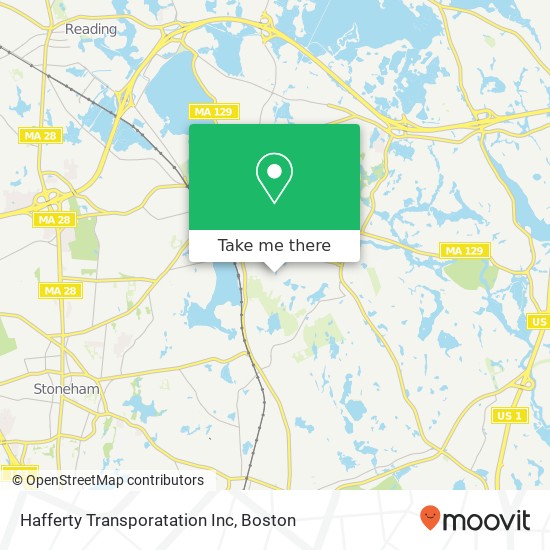 Hafferty Transporatation Inc map