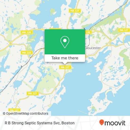 Mapa de R B Strong Septic Systems Svc