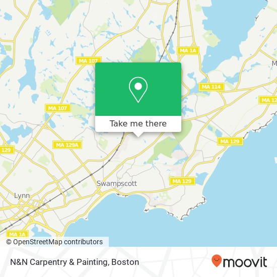N&N Carpentry & Painting map