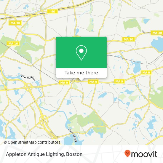 Mapa de Appleton Antique Lighting