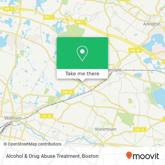 Mapa de Alcohol & Drug Abuse Treatment