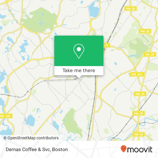 Mapa de Dernas Coffee & Svc
