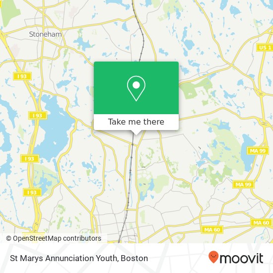 St Marys Annunciation Youth map