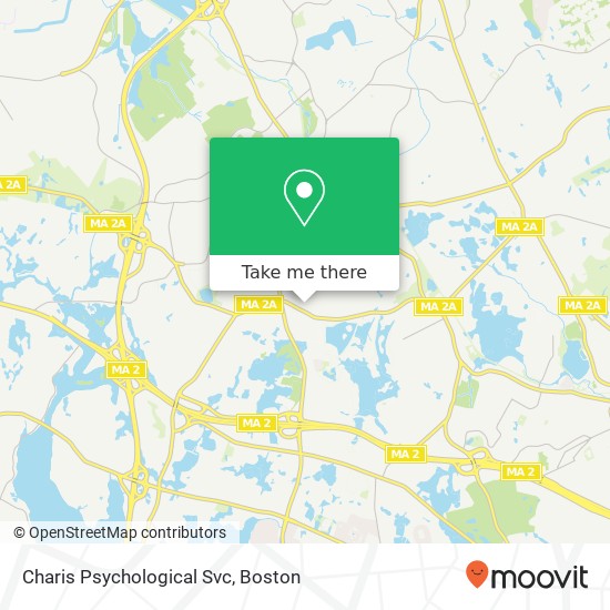 Mapa de Charis Psychological Svc