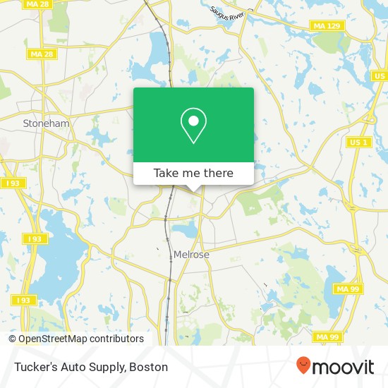 Mapa de Tucker's Auto Supply