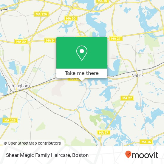 Shear Magic Family Haircare map