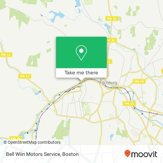 Bell Wiin Motors Service map