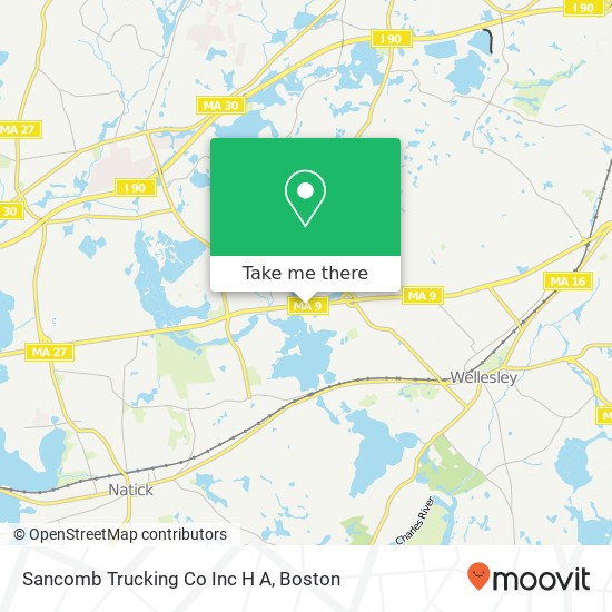 Mapa de Sancomb Trucking Co Inc H A