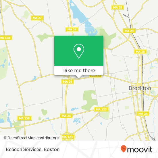 Mapa de Beacon Services