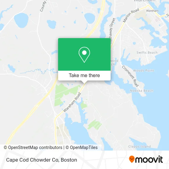 Mapa de Cape Cod Chowder Co