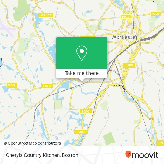 Mapa de Cheryls Country Kitchen