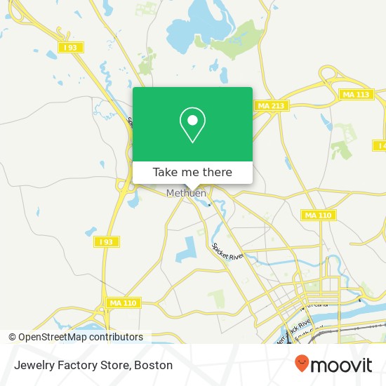 Mapa de Jewelry Factory Store