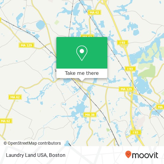 Laundry Land USA map