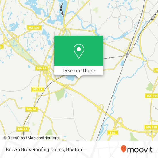 Brown Bros Roofing Co Inc map