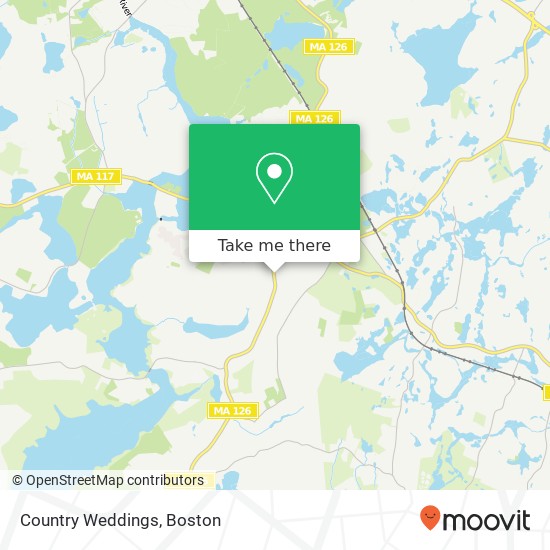 Mapa de Country Weddings