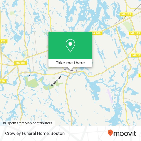 Mapa de Crowley Funeral Home