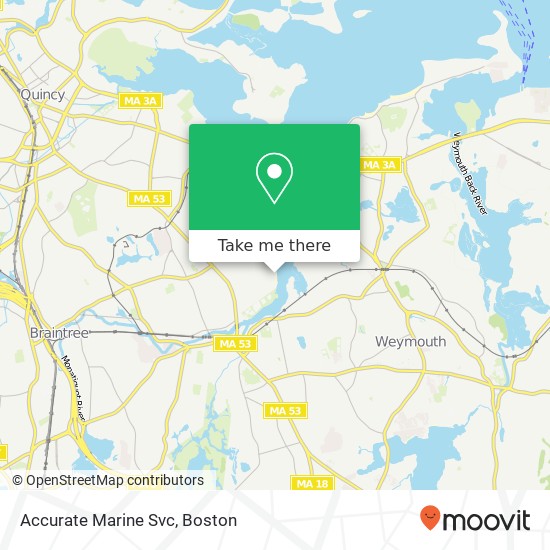 Accurate Marine Svc map