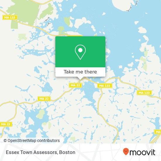 Mapa de Essex Town Assessors