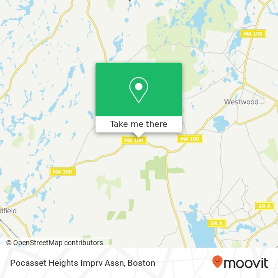 Mapa de Pocasset Heights Imprv Assn