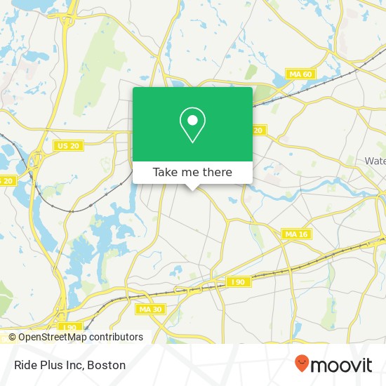 Ride Plus Inc map