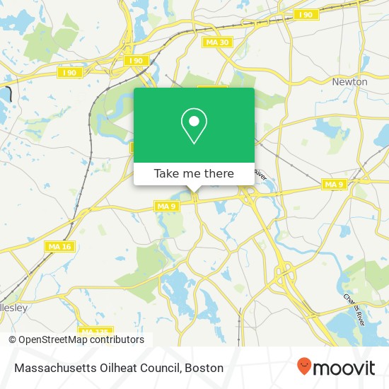 Mapa de Massachusetts Oilheat Council