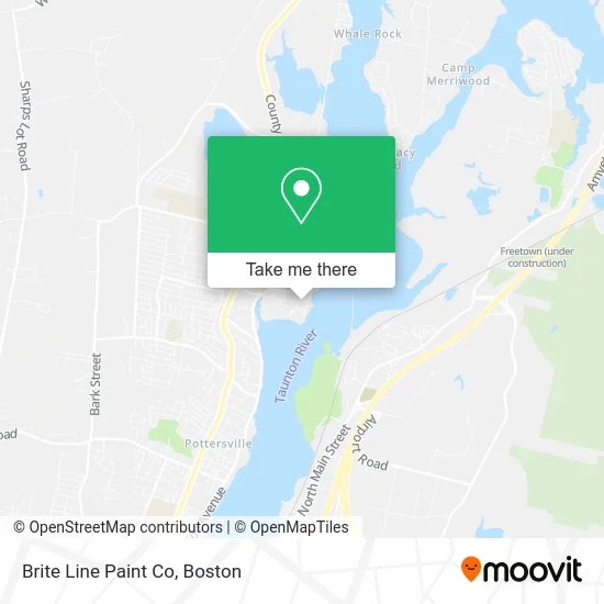 Brite Line Paint Co map