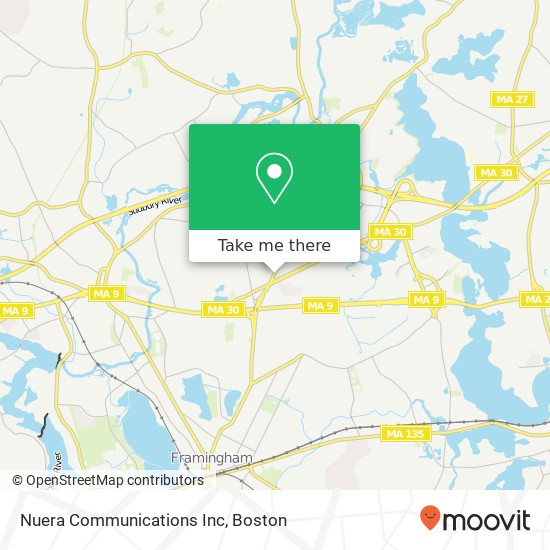 Mapa de Nuera Communications Inc