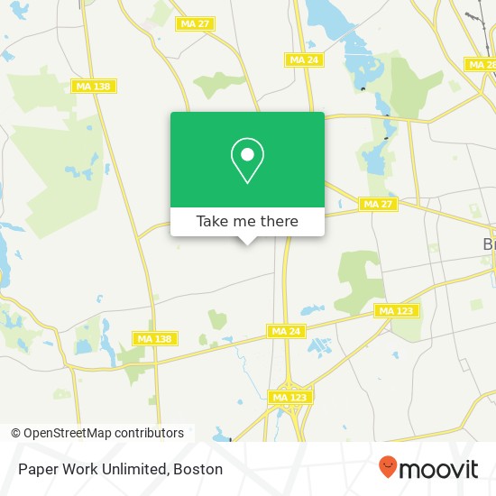 Paper Work Unlimited map