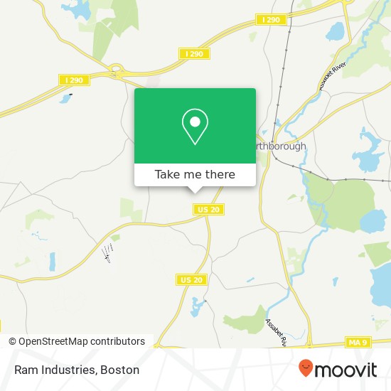 Ram Industries map