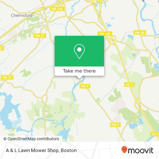 A & L Lawn Mower Shop map