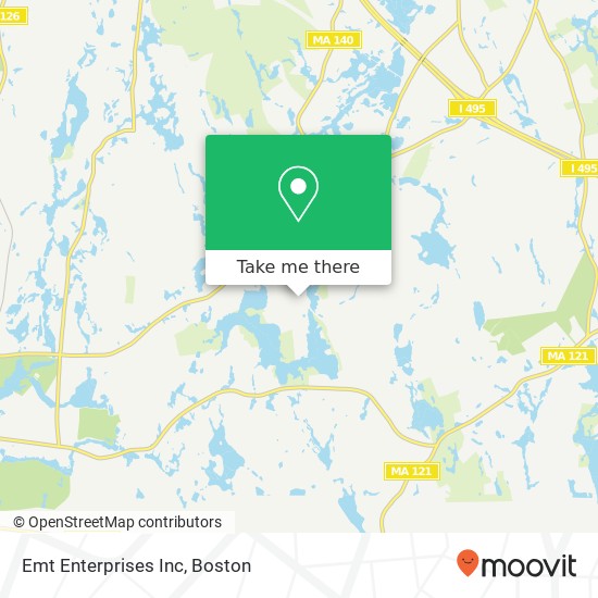 Mapa de Emt Enterprises Inc