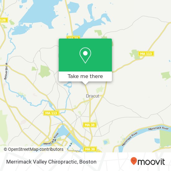 Mapa de Merrimack Valley Chiropractic