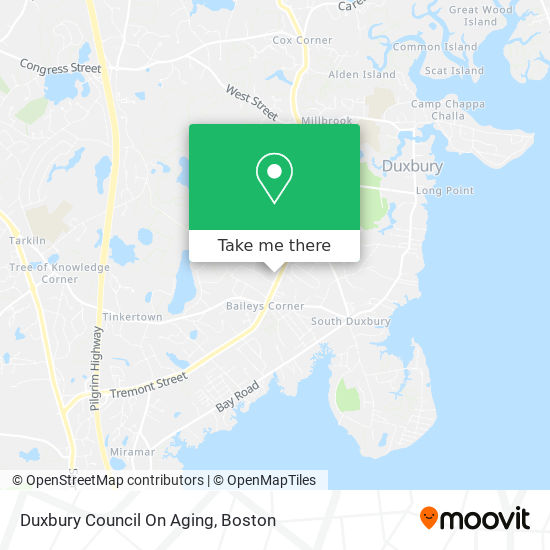 Duxbury Council On Aging map