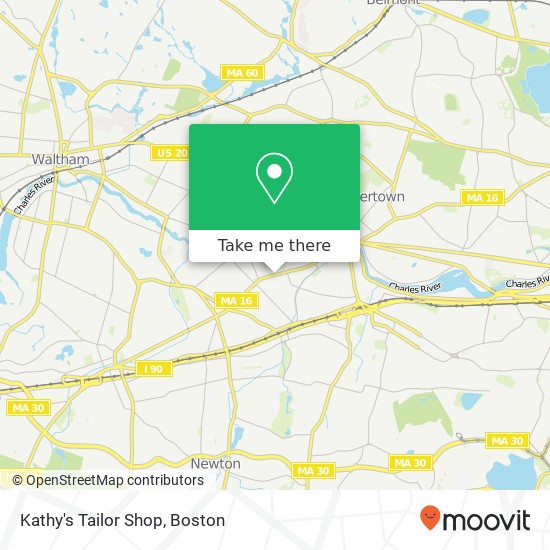 Kathy's Tailor Shop map