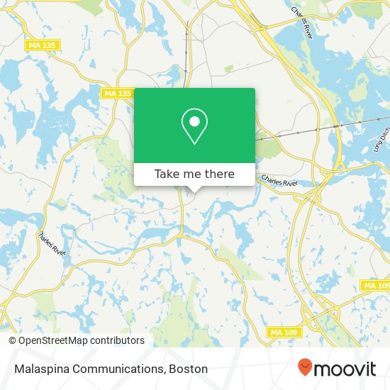 Malaspina Communications map