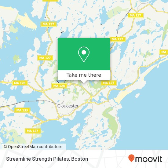 Streamline Strength Pilates map