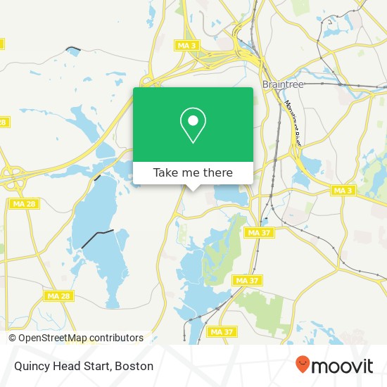Mapa de Quincy Head Start