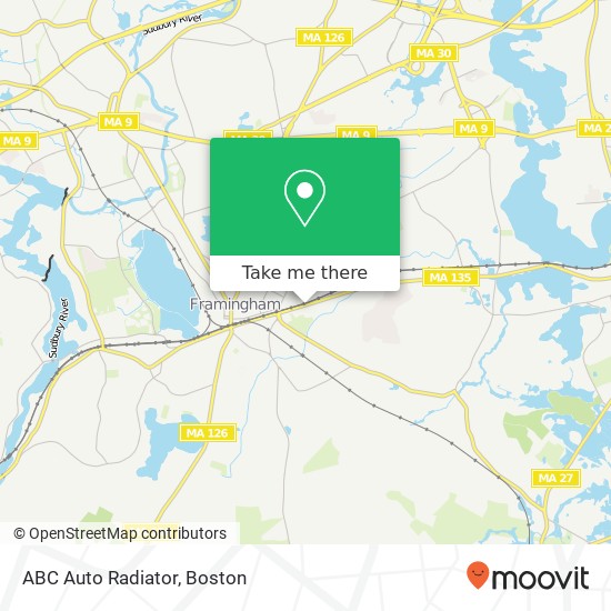Mapa de ABC Auto Radiator