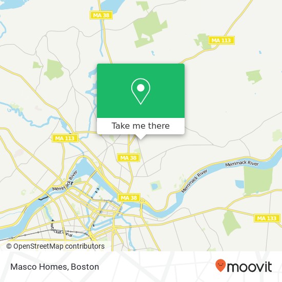 Masco Homes map