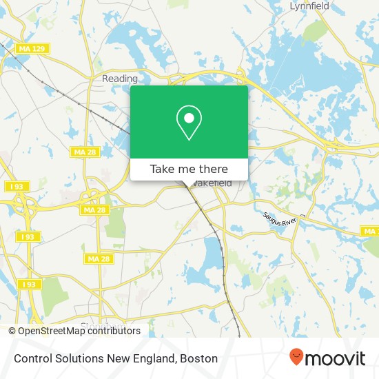 Control Solutions New England map